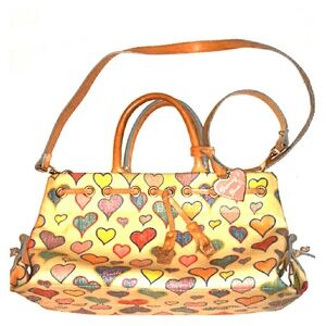 Dooney & Bourke Crayon Scribble Heart Bag